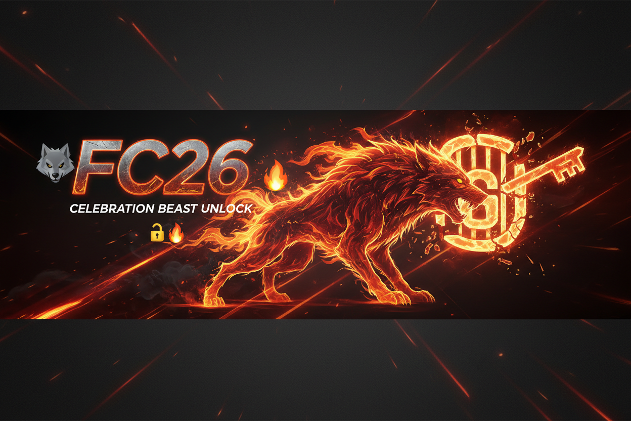 FC26 Celebration Beast Unlock Banner